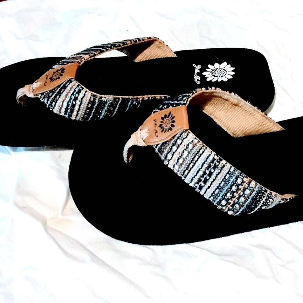 Yellow Box sandals